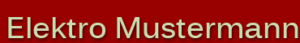 Elektro Mustermann
